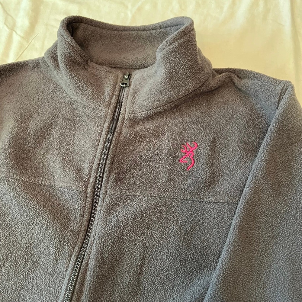 Browning Fleece Jacket Womens grey medium (2625)
